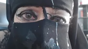 Étirement professionnel de la chatte avec un entraîneur de la BBC